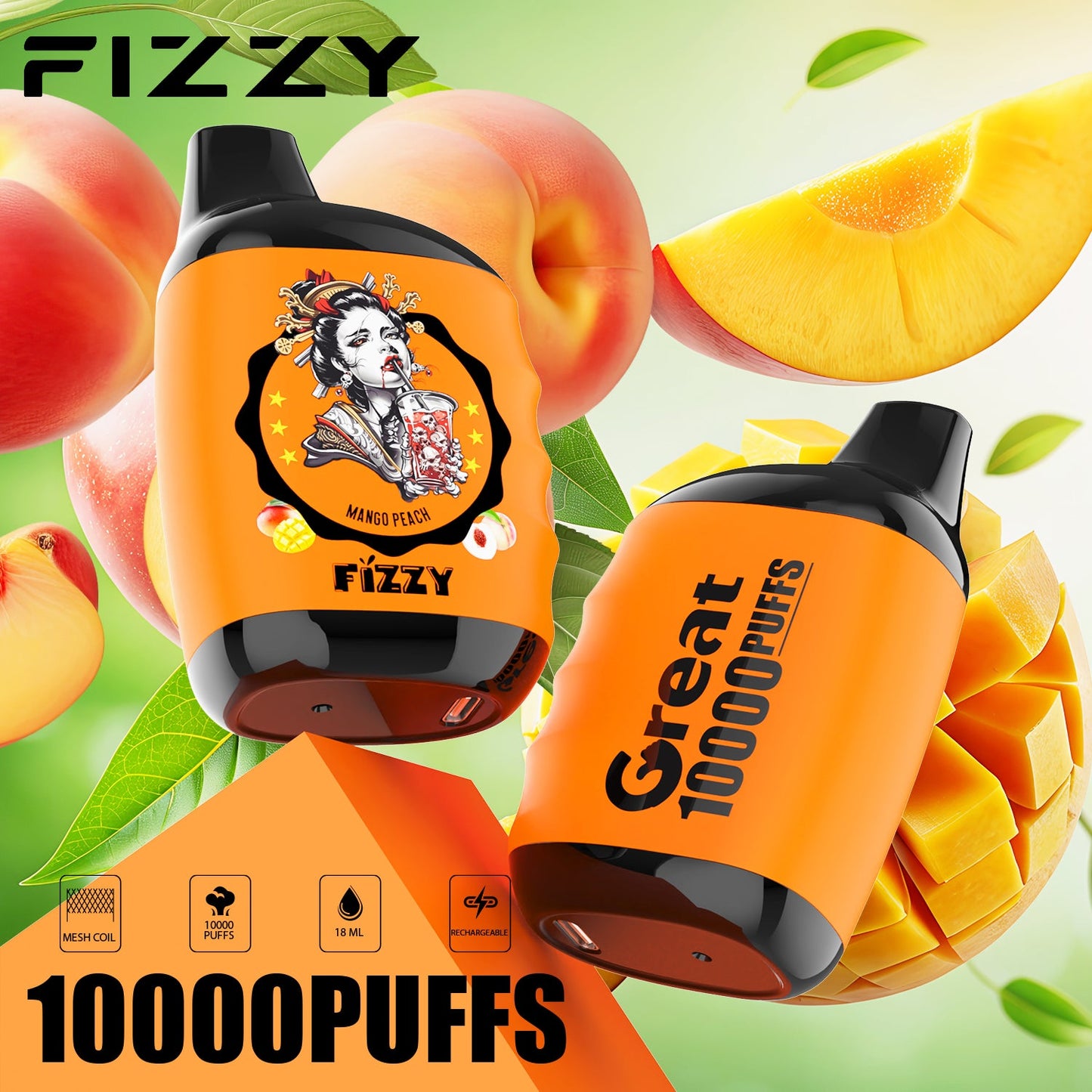 FIZZY GREAT 10000 Puffs Disposable Vape Wholesale