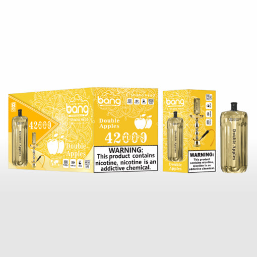 BANG E-Shisha Head 42000 Puffs Disposable Vape Wholesale-1000mAh battery, 30ml E-liquid, Multiple Nicotine 12 Flavors