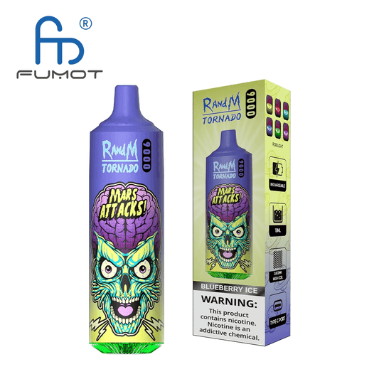 RANDM TORNADO 9000 Disposable Vape Wholesale,850 mAh 18 ML  50 Flavors