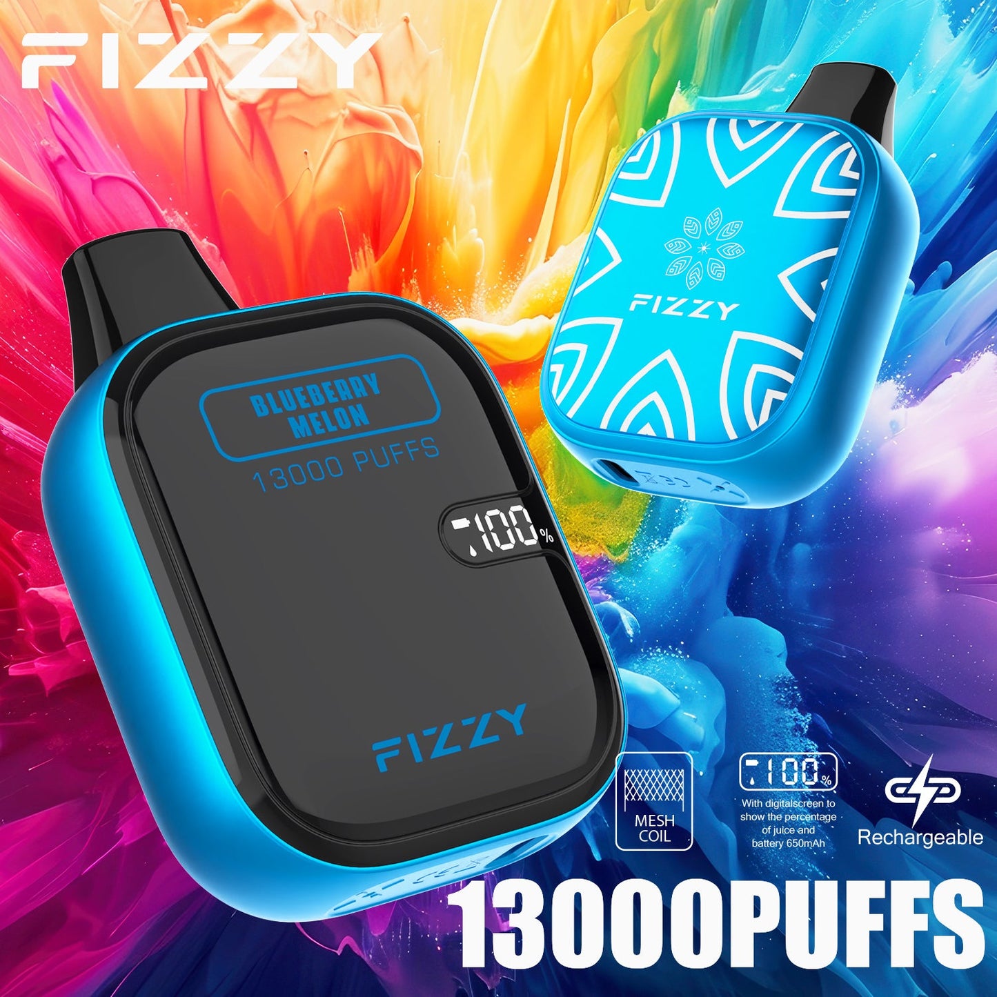FIZZY BOOM 13000 Puffs Disposable Vape Wholesale