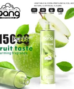Bang 15000 Puffs Vape 15K Disposable Vape Pen E Cigarette Prefilled 15ml 600mAh Disposable Vape 20 Flavors