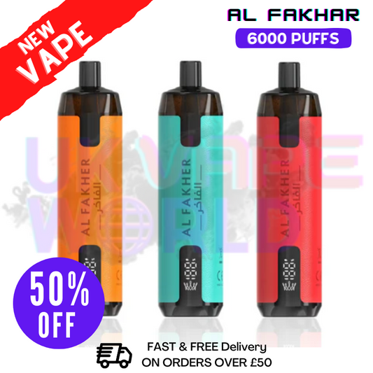 Al Fakher Supermax 6000 Puff 6K Disposable -