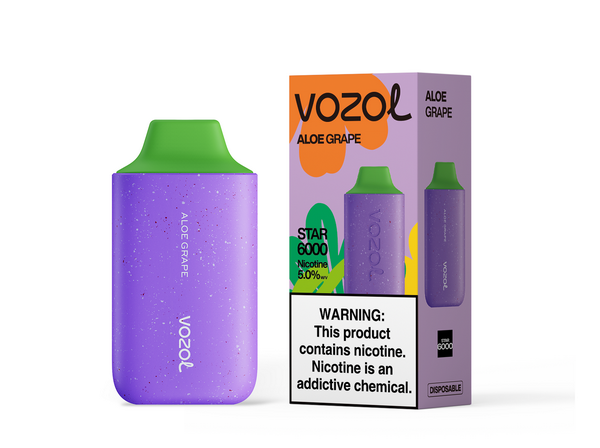 Vozol Star 6,000 puffs 500mAh battery 17 Flavors