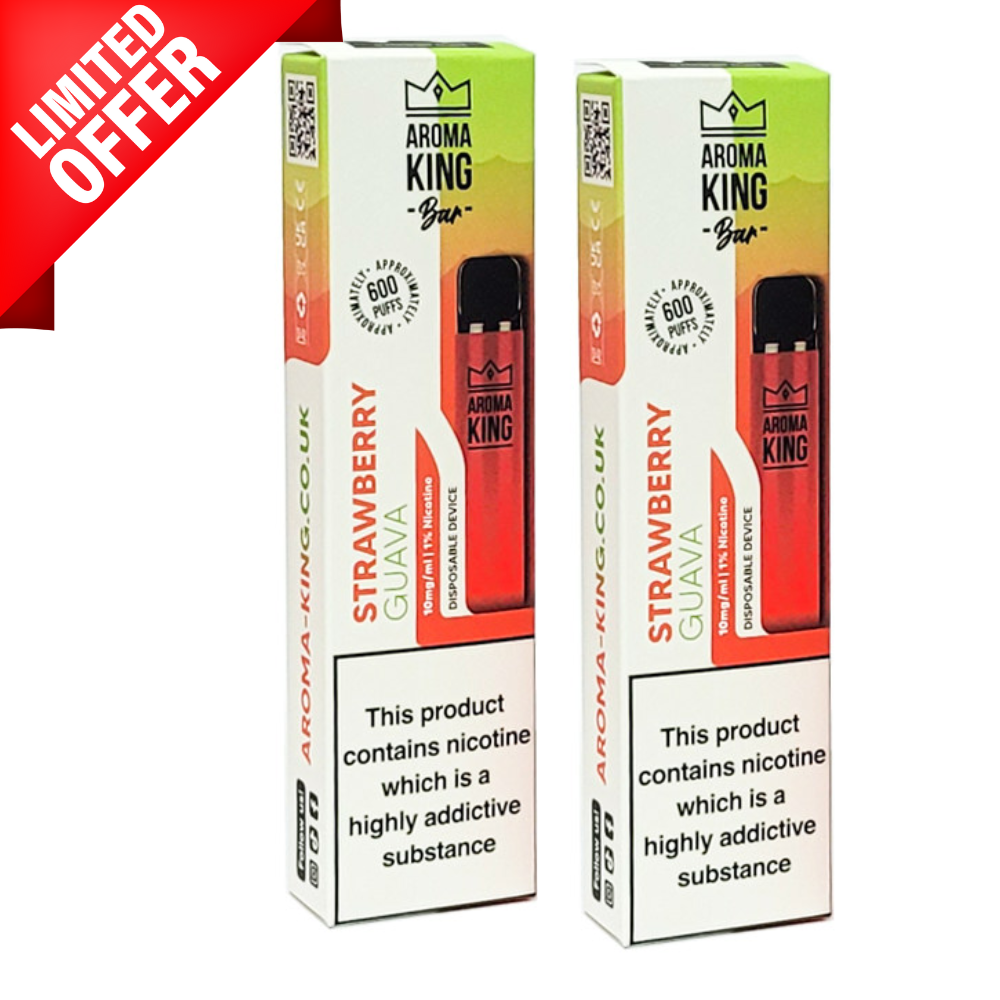 Strawberry Guava By Aroma King 600 Puffs Disposable