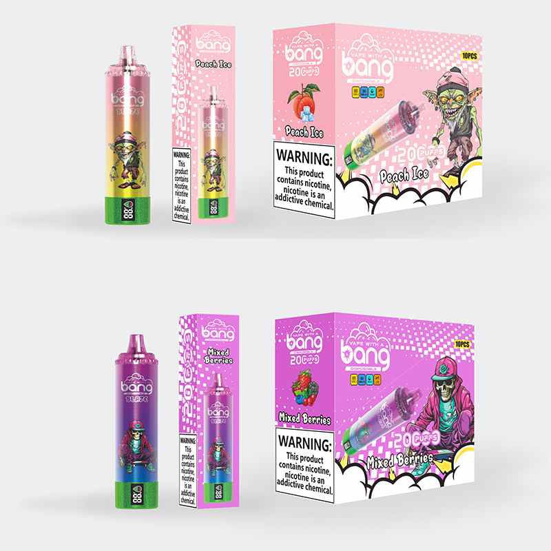 Bang 20k Puff Disposable Electronic Cigarette Bang Blaze 20000 Puffs With Smart Screen Display-1000mAh Battery, 26ml E-liquid, Multiple Nicotine 12 Flavors