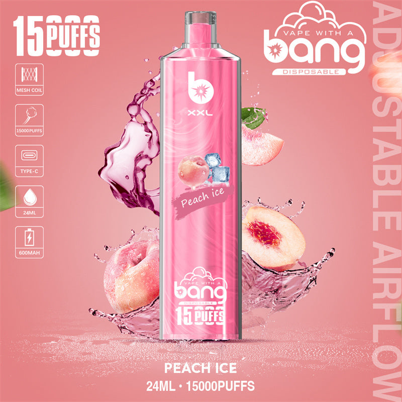 Bang 15000 Puffs Vape 15K Disposable Vape Pen E Cigarette Prefilled 15ml 600mAh Disposable Vape 20 Flavors
