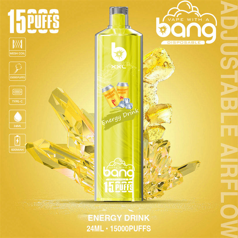 Bang 15000 Puffs Vape 15K Disposable Vape Pen E Cigarette Prefilled 15ml 600mAh Disposable Vape 20 Flavors