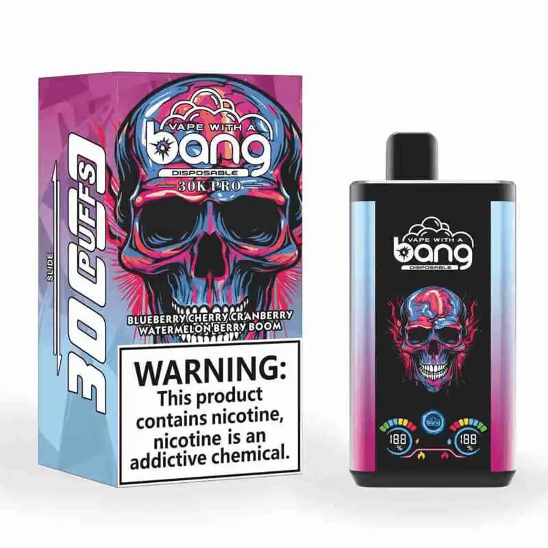 Bang 30000 Pro Dual Flavors Disposable Vape-550mAh Battery, 36ml E-liquid, Multiple Nicotine 16 Flavors