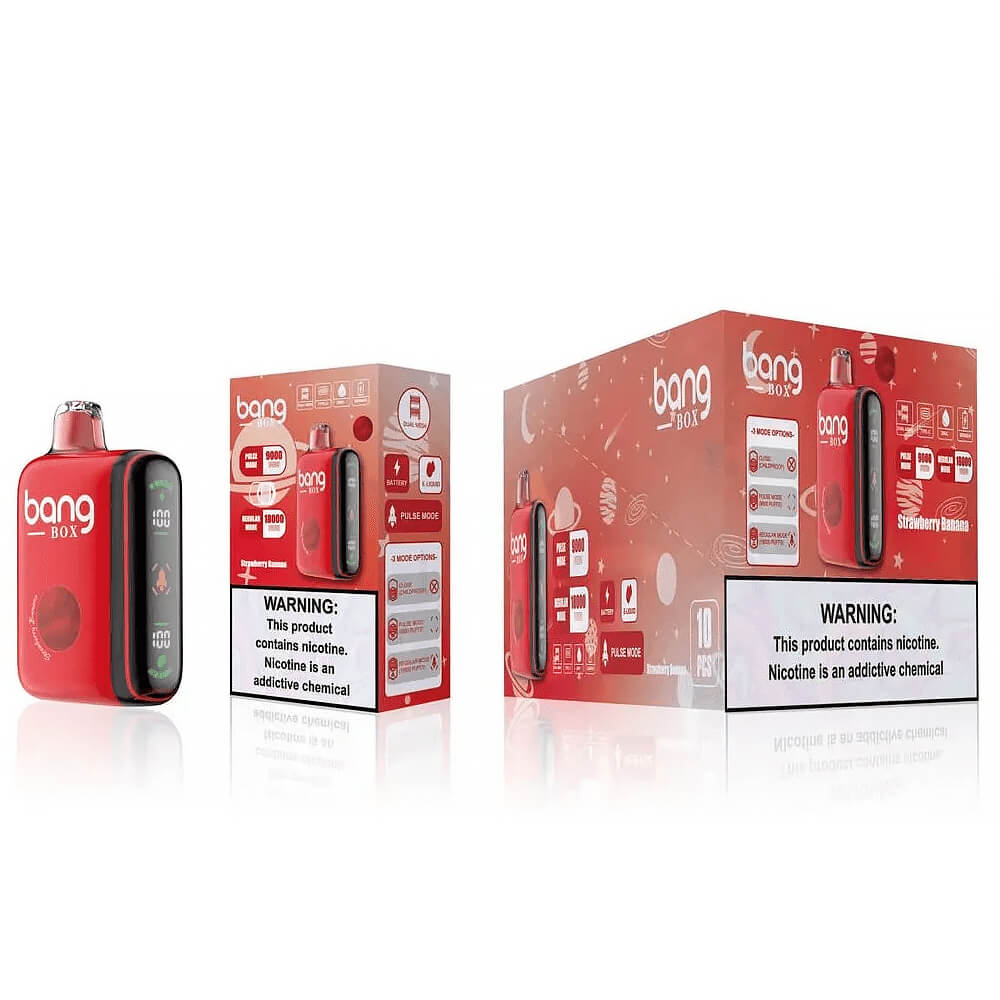 Bang box 9000-18000 PUFF Disposable Vape In Sales-28ml E-liquid, Multiple Nicotine 12 Flavors