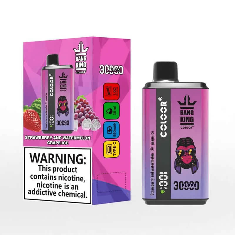 Bang King 30000 Puffs Disposable Vape - 36ml E-Liquid, 550mAh Battery