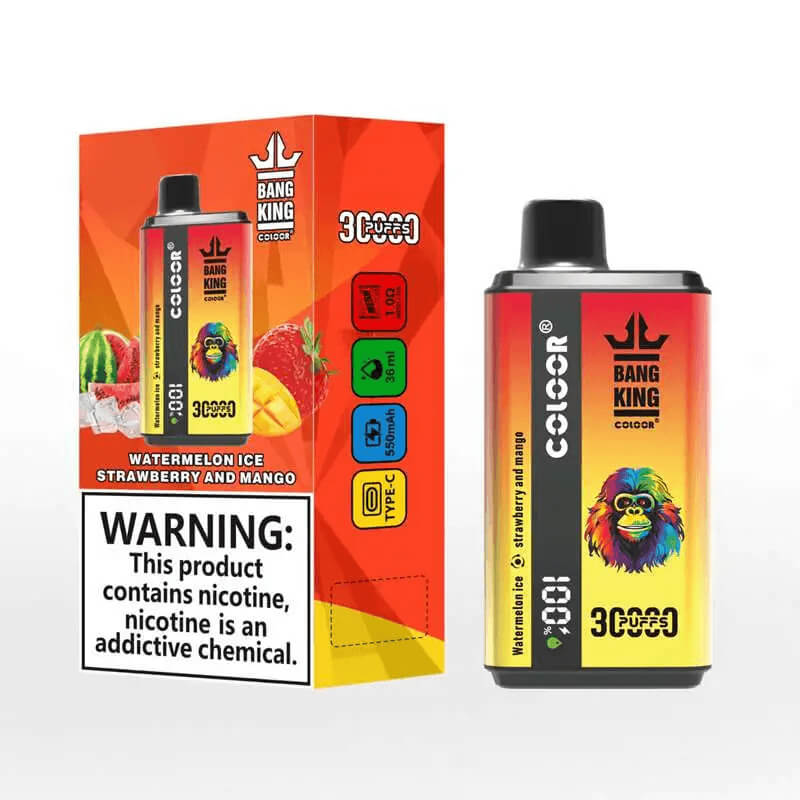 Bang King 30000 Puffs Disposable Vape - 36ml E-Liquid, 550mAh Battery