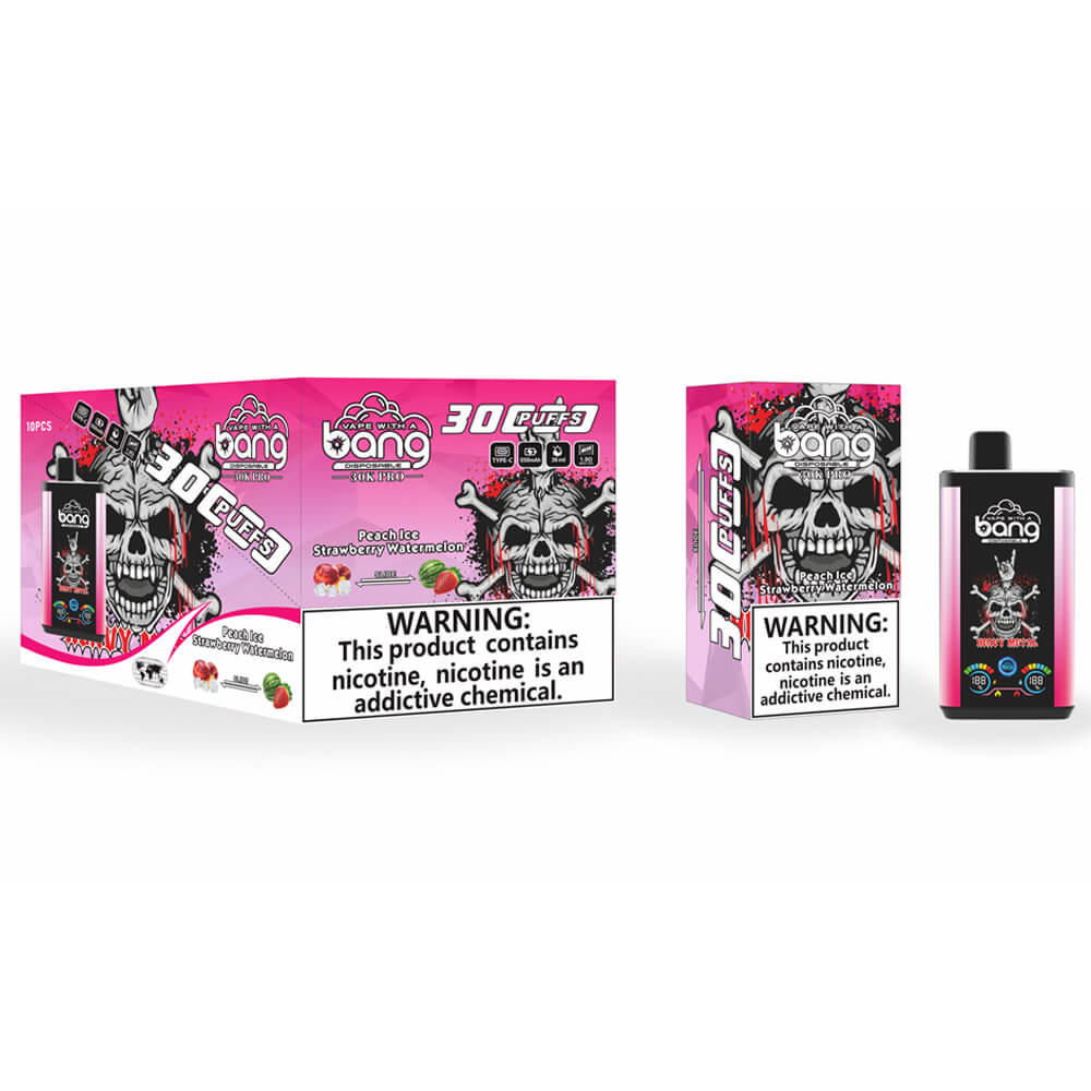 Bang Large screen 30000 PUFF dual flavors Disposable Vape In Sales-36ml E-liquid, Multiple Nicotine 16 Flavors