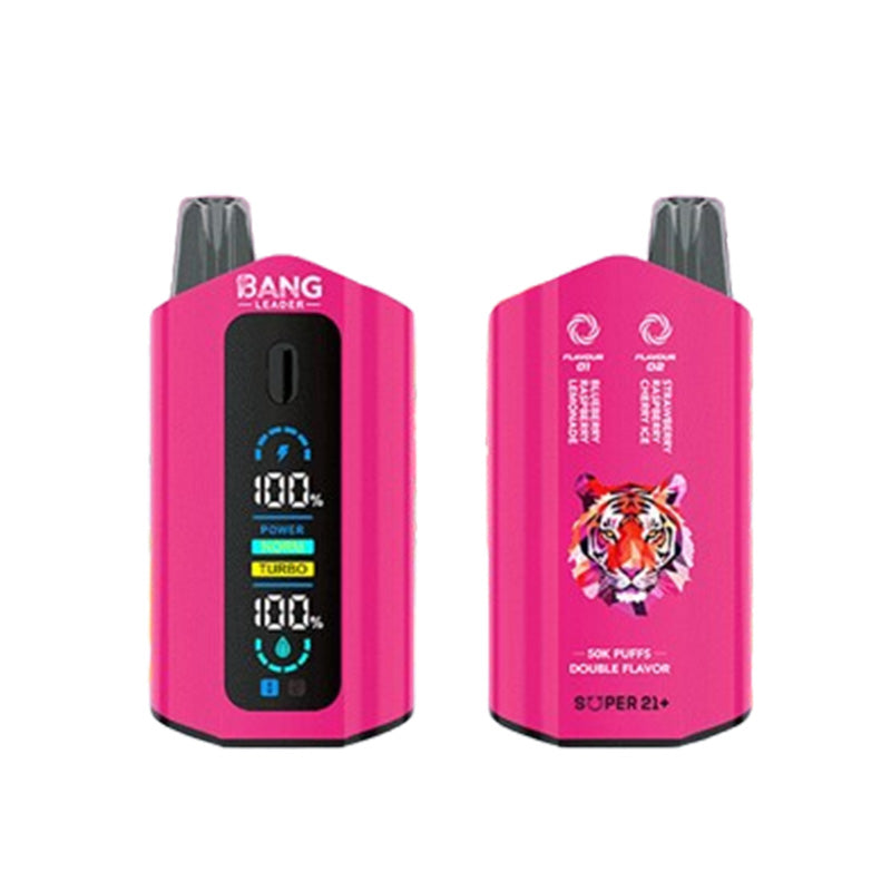 Bang Leader 50000 Disposable Vape - 50K Puffs, 36mBang Leader 50000 Puffs Disposable Vape (0% to 5% Nicotine) – Dual Pods(20mL+20mL) Unmatched Performance 650mAh battery 12 Flavors l E-Liquid (0-5% Nicotine) 36mL650mAh 12 Flavors