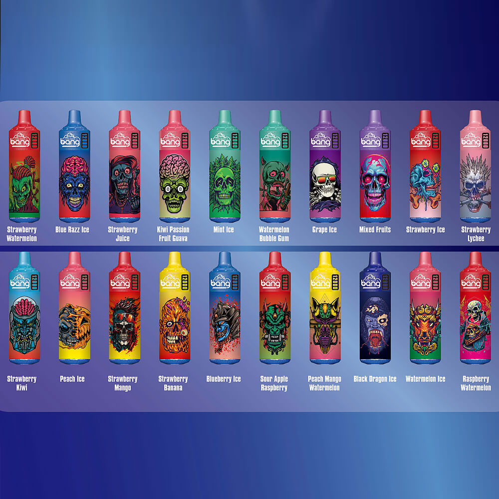 BANG MESHCOLL 12000 PUFF Disposable Vape In Sales-650mAh Battery, 20ml E-liquid, Multiple Nicotine 20 Flavors