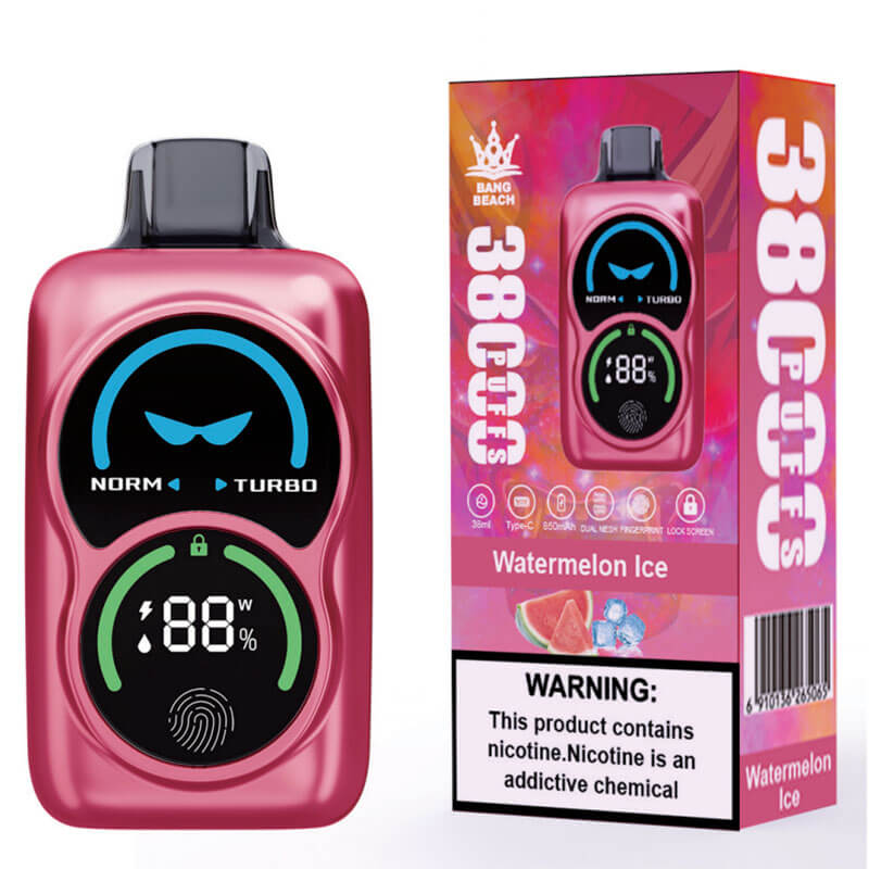 Bang Beach 38000 Puffs Disposable Vape 38ml 850mAh 12 Flavors