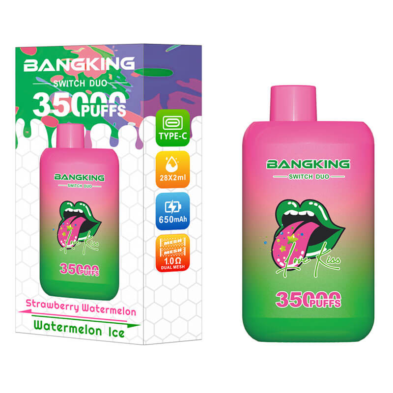 Bang King 35000 Puffs Disposable Vape - 36ml E-Liquid, 650mAh Battery Summer 12 Flavors