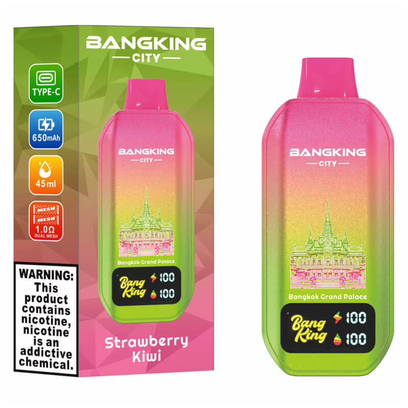 Bang King City 50000 Puffs Vape - 45ml E-liquid,650mAh 0%-5% Nicotine, 12 Flavors