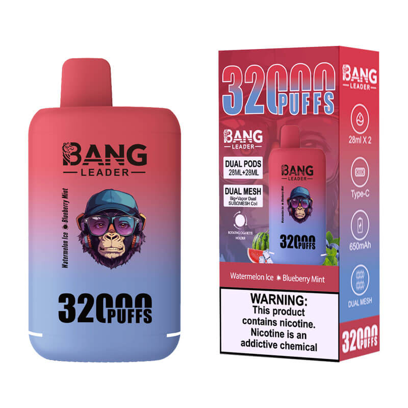 Bang Leader 32000 Puffs Disposable Vape - Dual Pods, 26ml+26ml E-Liquid