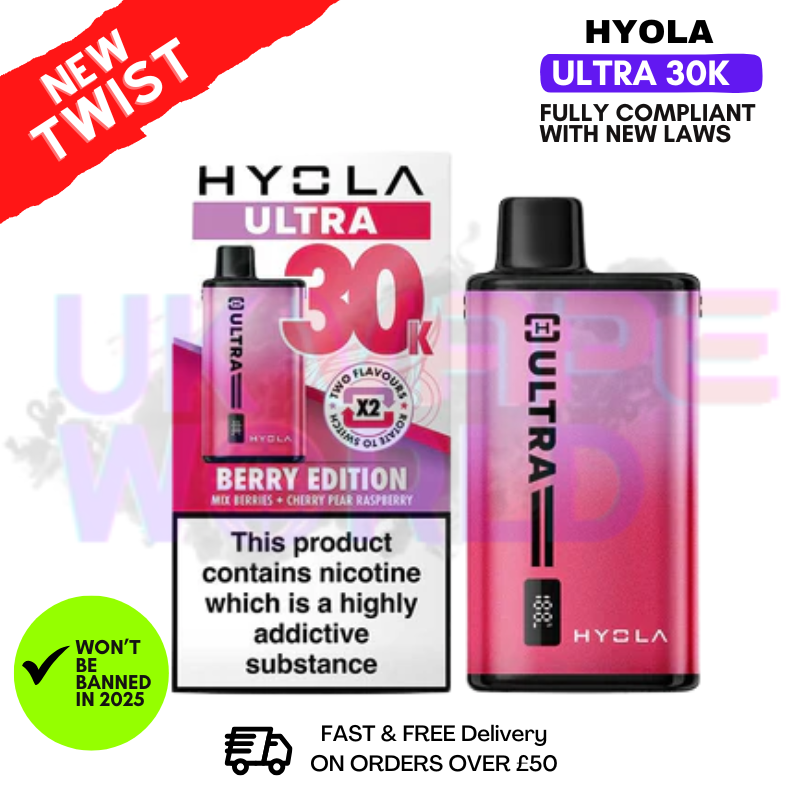 Hyola Ultra 30000 Puff 30K Bar Twist Pod Kit