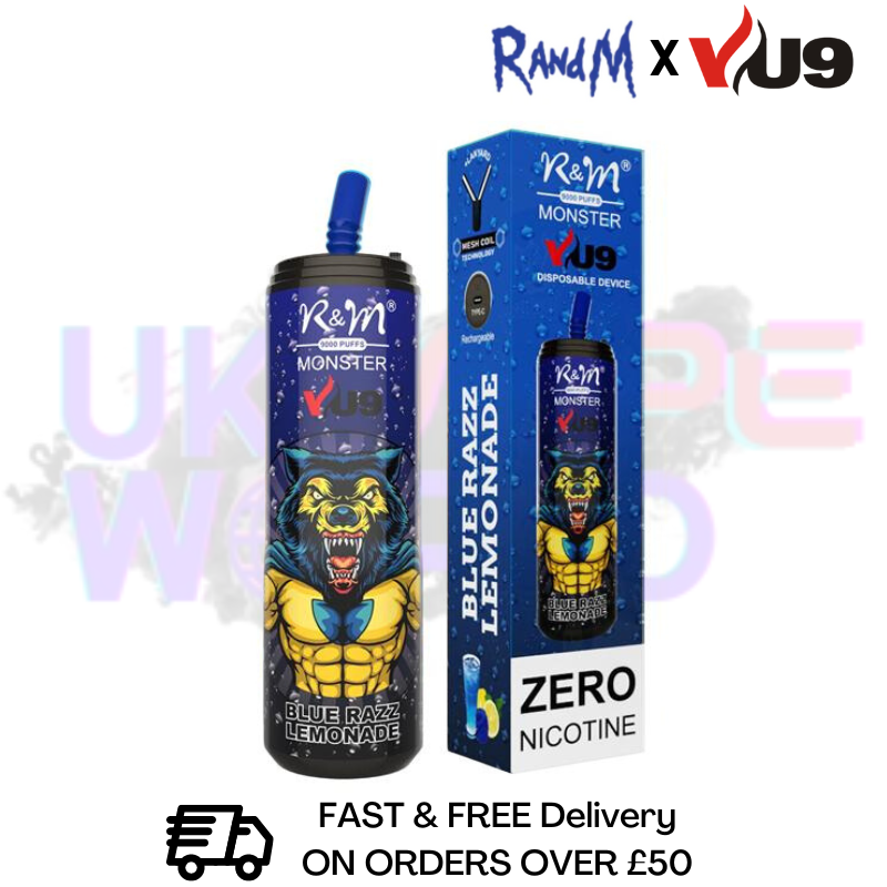 RandM Tornado 9000 Puff 9K Bar ZERO | 0MG |