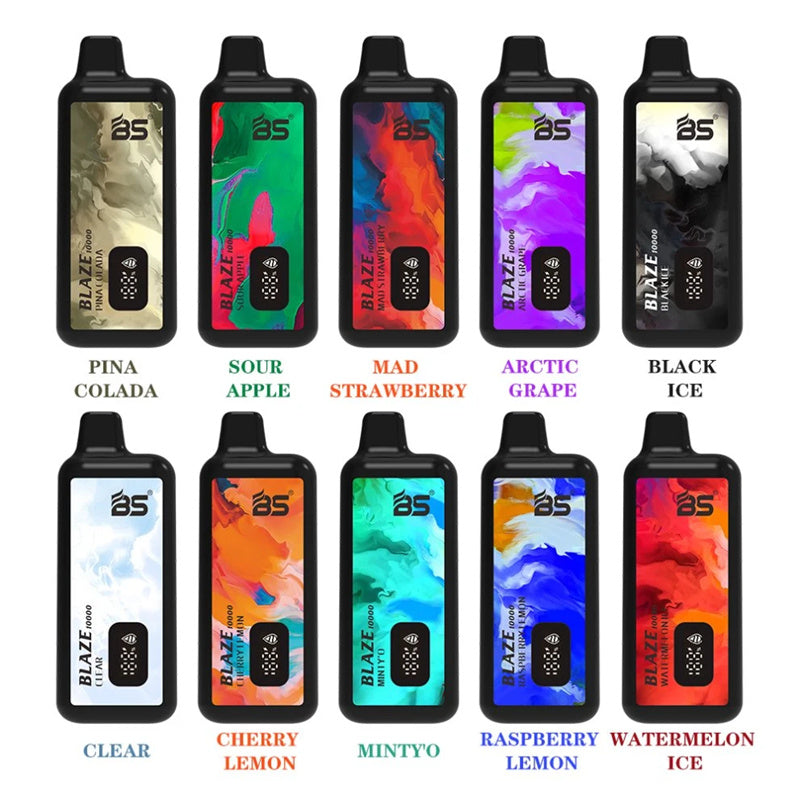Breze Stiik 10000 Vape – Powerful Rechargeable Disposable with Display Screen for an Incredible Vaping Experience!