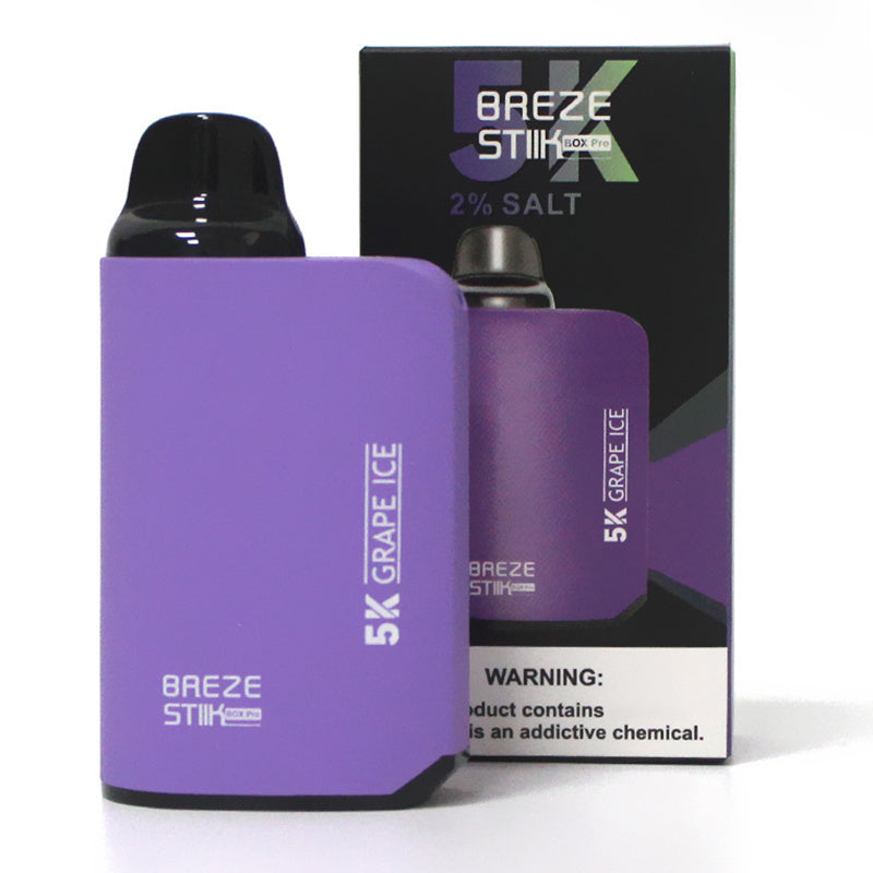 Breze Stiik Box Pro 5000 Puffs Disposable – 12ml, Mesh Coil, Adjustable Airflow, 950mAh Battery