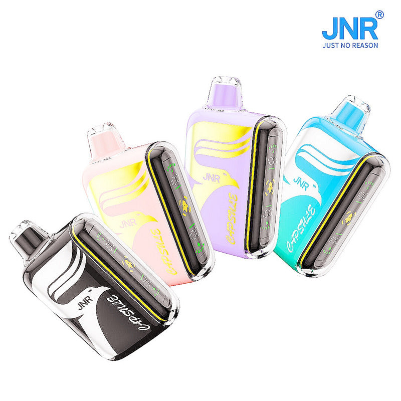 JNR Capsule 15k 15000 Puffs Tornado Box Dual Mesh Rechargeable Disposable Vape Screen -850mAh Battery, 20ml E-liquid, Multiple Nicotine 20 FlavorsDisplay Vaper