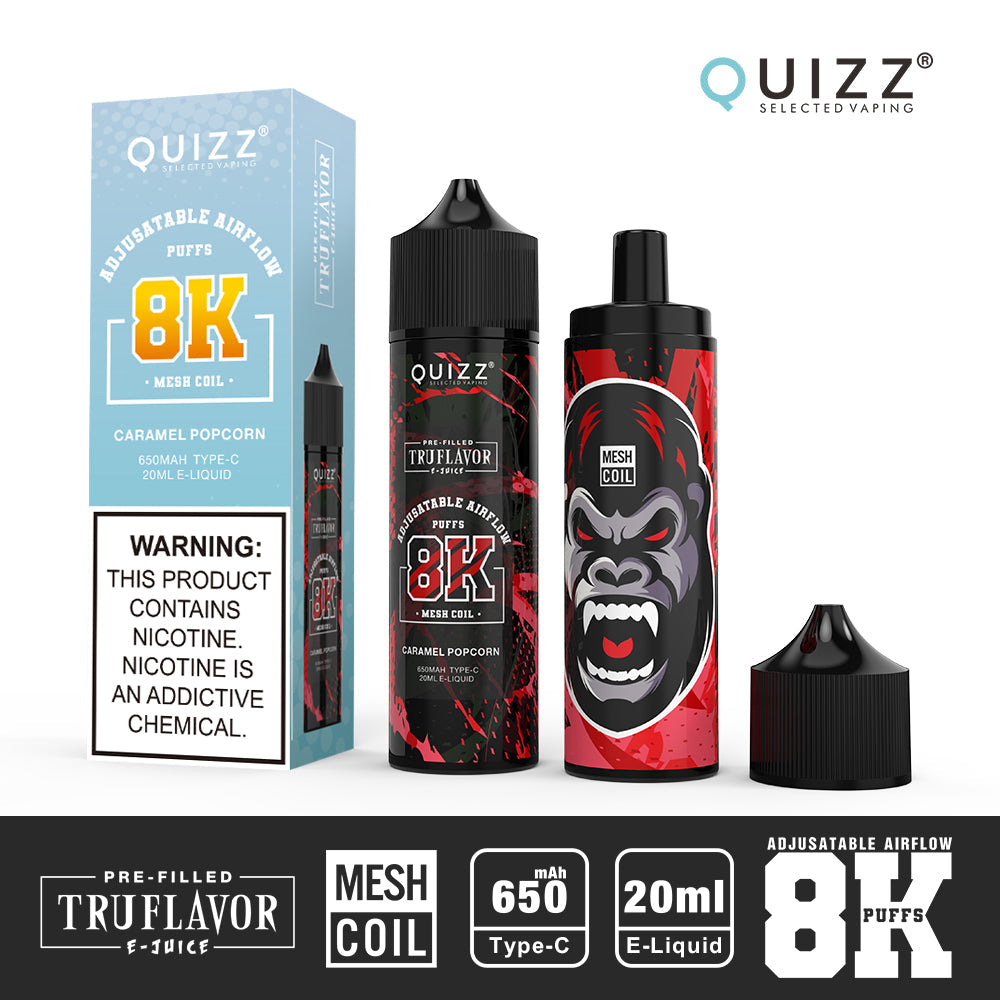 QUIZZ VAPMOD QD62V2 8000Puffs Disposable Vape Wholesale