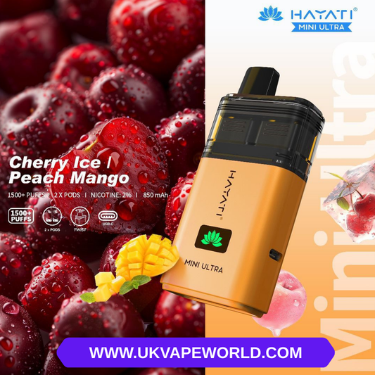 Cherry ICE Hayati Mini Ultra 1500 Puff Twist Prefilled Bar