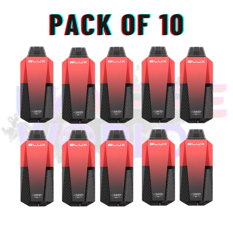 Strawberry Raspberry Cherry Elux CyberOver 6000 Puff 6K Kit