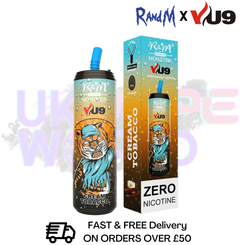 RandM Tornado 9000 Puff 9K Bar ZERO | 0MG |