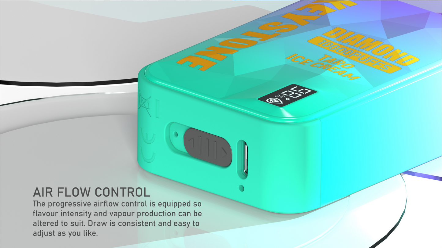 KEYSTONE DIAMOND 10000 Puffs Disposable Vape Wholesale-650mAh battery, 18ml E-liquid, Multiple Nicotine 10 Flavors