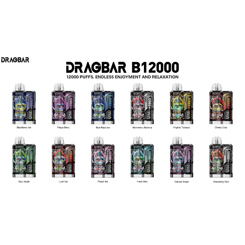 ZOVOO DRAGBAR B12000 Puffs Disposable Vape Wholesale-650mAh bettery, 15ml E-liquid, Multiple Nicotine 10 Flavors