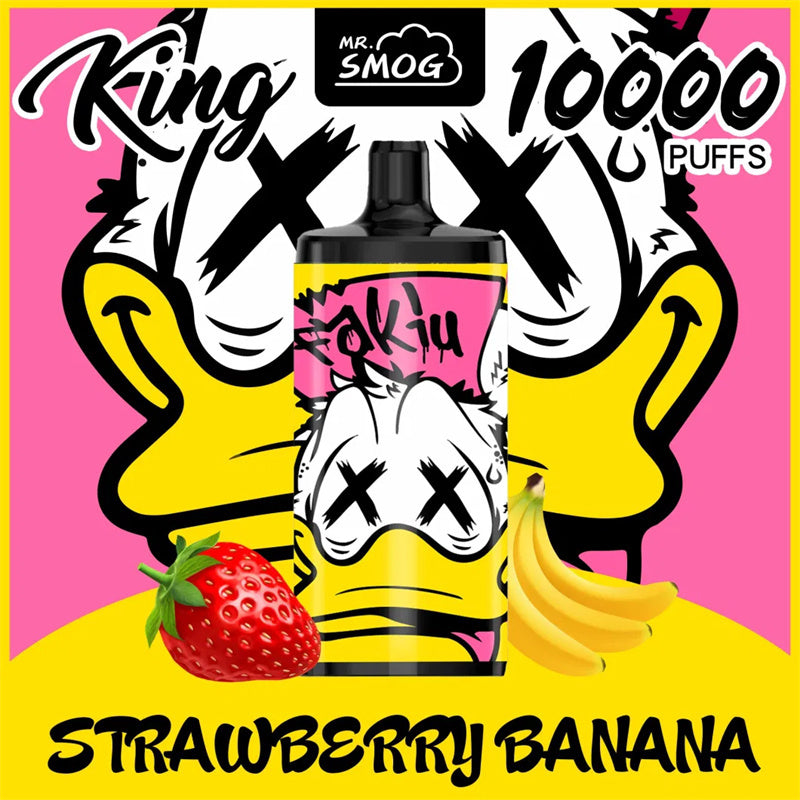 10000 Puffs Disposable Vape - 20mL, 5% Nic Salt, Dual Mesh Coil
