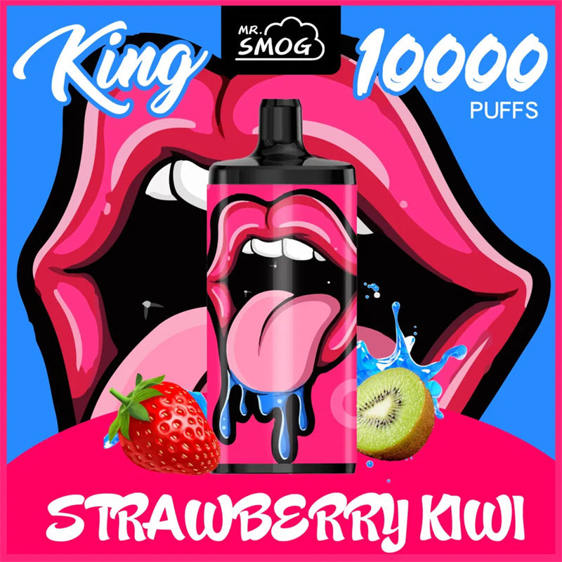 10000 Puffs Disposable Vape - 20mL, 5% Nic Salt, Dual Mesh Coil