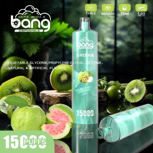 Bang 15000 Puffs Vape 15K Disposable Vape Pen E Cigarette Prefilled 15ml 600mAh Disposable Vape 20 Flavors