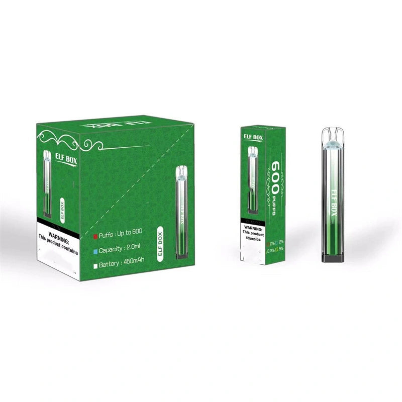 ELF BOX CRYSTAL BAR 600 PUFF DISPOSABLE POD VAPE DEVICE Vapes Puffs