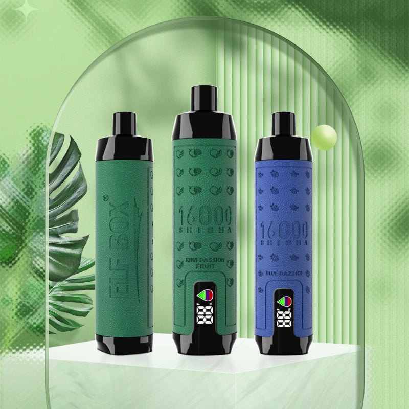 Factory Price 2024 Puffs Elf Box SHISHA 16000 Plus Puff Bar Wholsale Elf E Cigarette Crystal Disposable Vape Elf Box