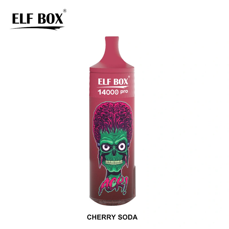 ELF BOX RGB 14000 Puff Disposable Vape 600mAh Battery Mesh coil 1.0ohm RGB-Light+Lanyard