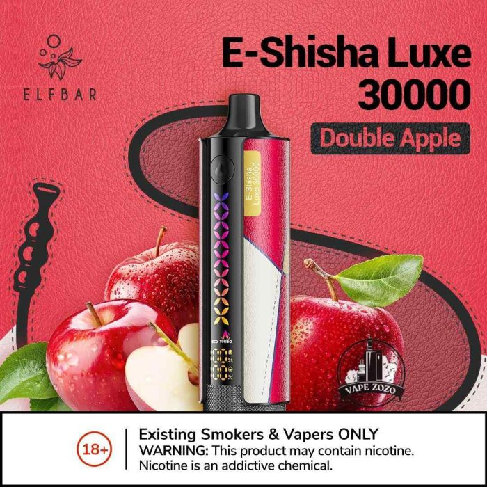 ELFBAR E-Shisha Luxe 30000 Puffs 20MG Disposable Vape Description 2%Nicotine