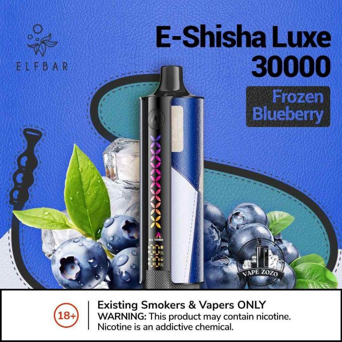 ELFBAR E-Shisha Luxe 30000 Puffs 20MG Disposable Vape Description 2%Nicotine