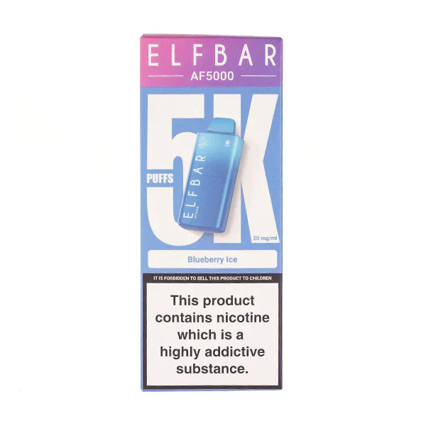 PACK OF 5 PC- Elf Bar AF5000 Disposable Vape TPD UK