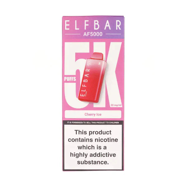 PACK OF 5 PC- Elf Bar AF5000 Disposable Vape TPD UK
