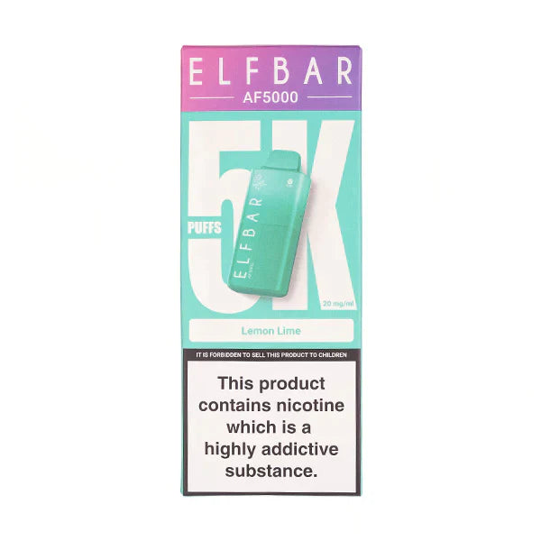 PACK OF 5 PC- Elf Bar AF5000 Disposable Vape TPD UK