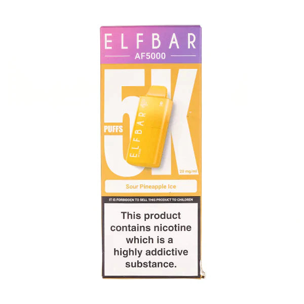 PACK OF 5 PC- Elf Bar AF5000 Disposable Vape TPD UK