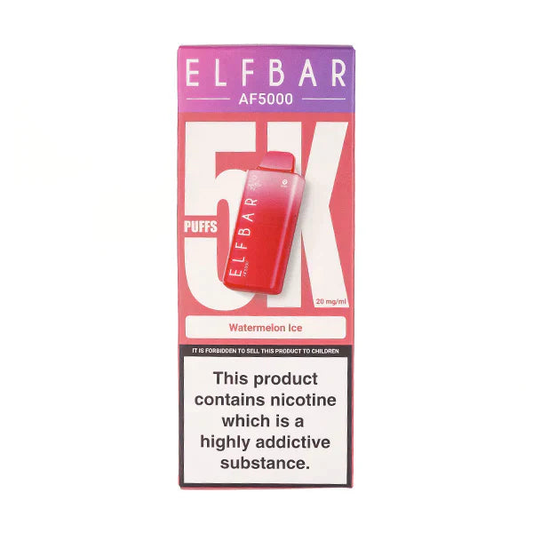 PACK OF 5 PC- Elf Bar AF5000 Disposable Vape TPD UK