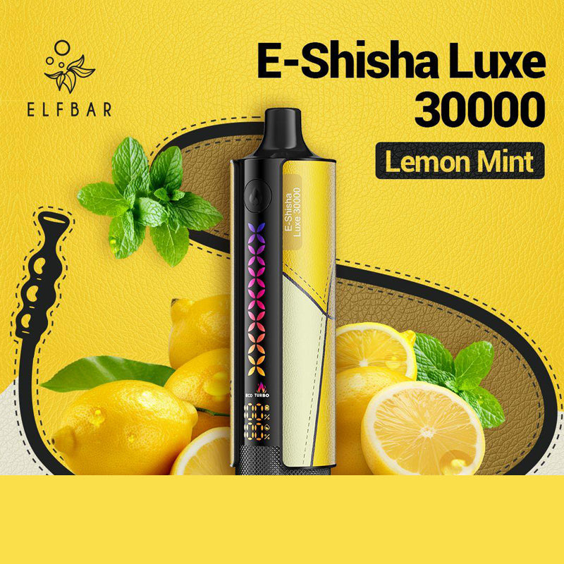 ELFBAR E-Shisha Luxe 30000 Puffs 20MG Disposable Vape Description 2%Nicotine