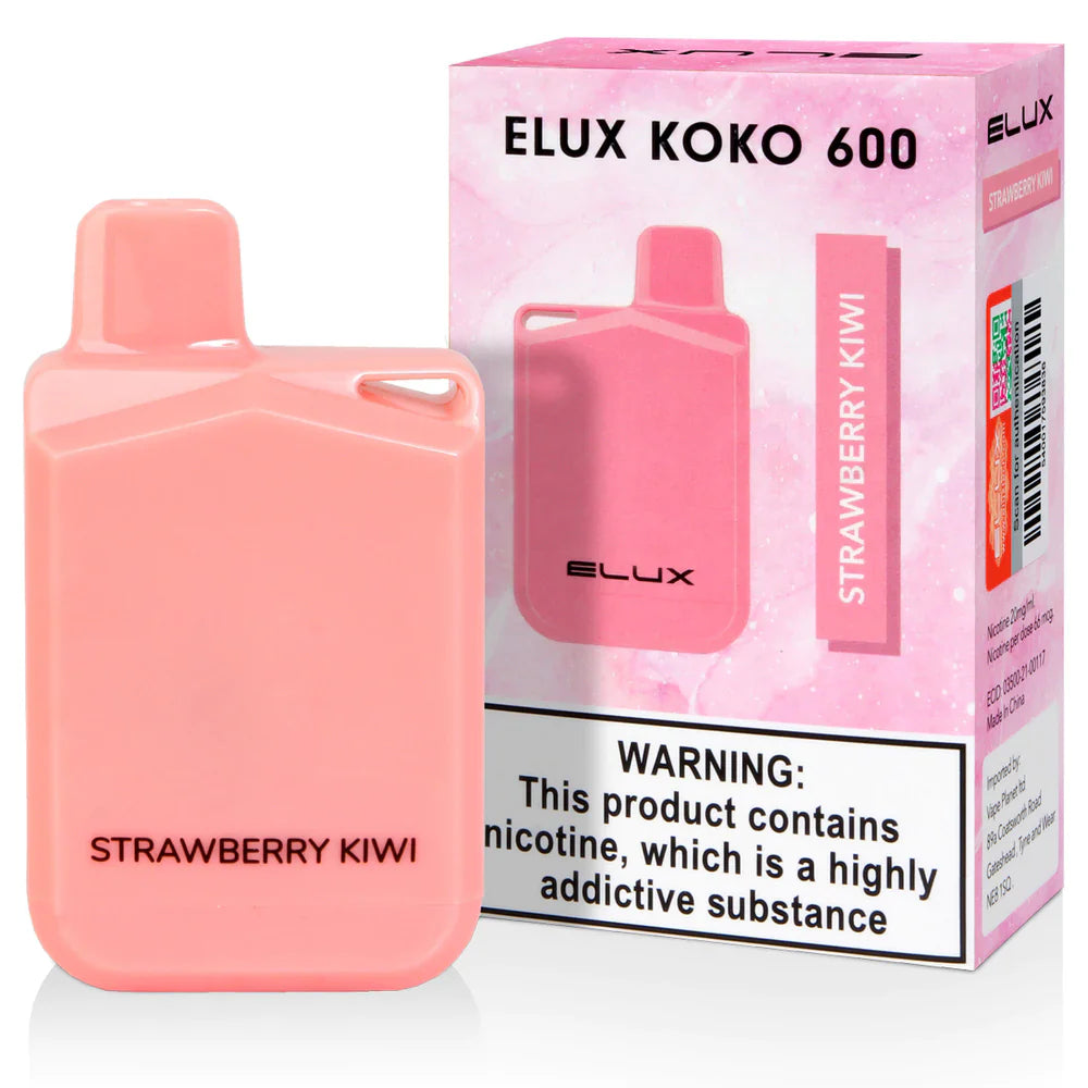 Elux Koko Disposable Device 600 Puffs TPD MHRA REG
