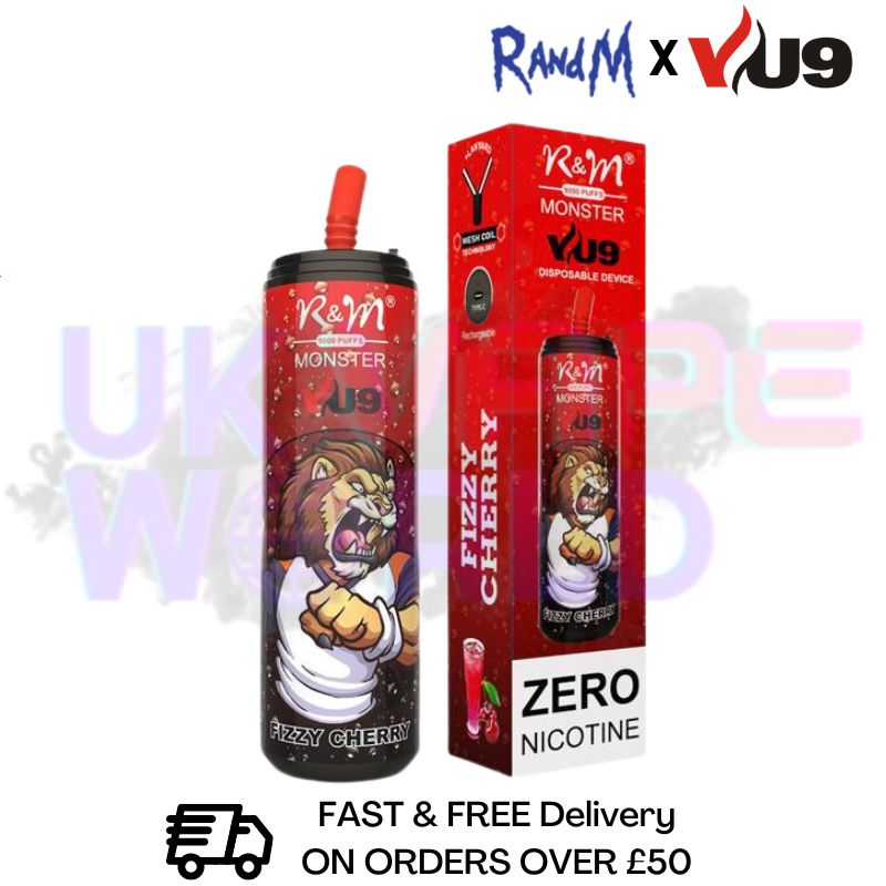 RandM Tornado 9000 Puff 9K Bar ZERO | 0MG |