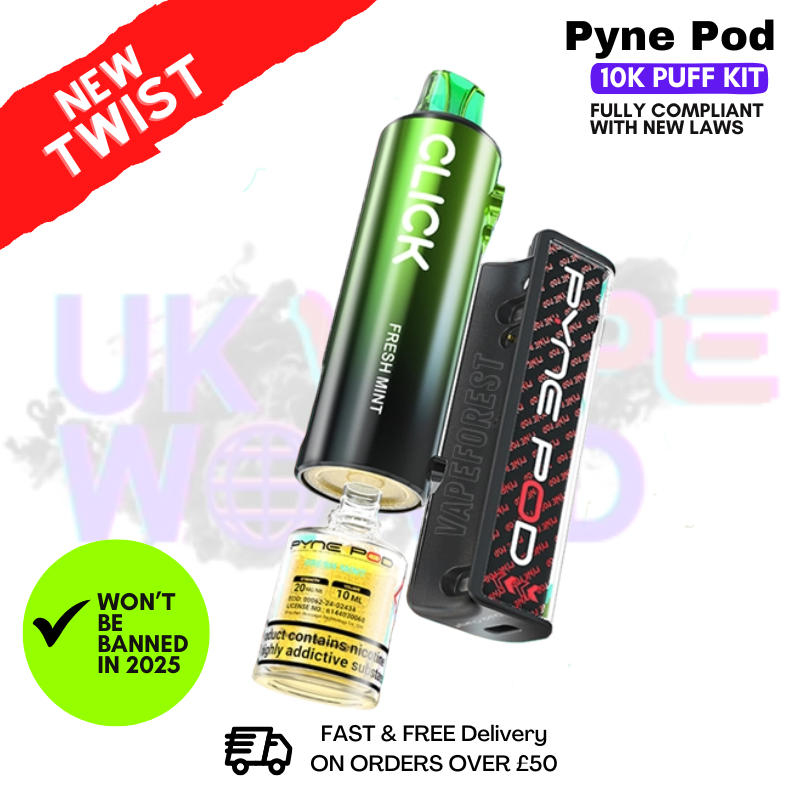 Fresh Mint Pyne Pod 10K Puff Vape Kit